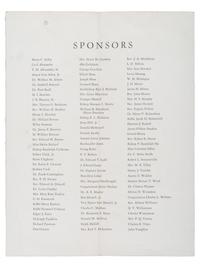 [African-Americana] King, Martin Luther, Jr. Signed Program