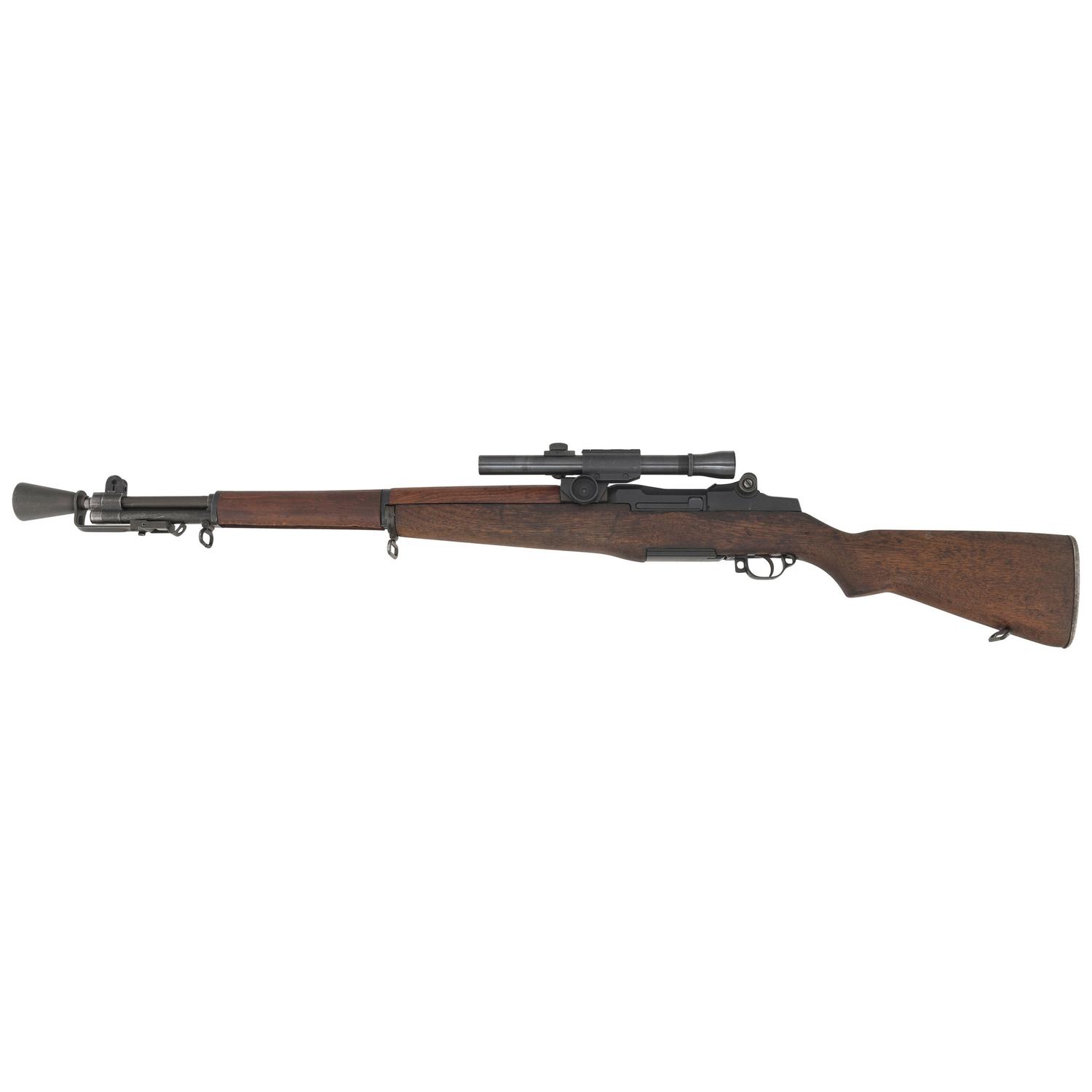 ** U.S. Springfield M1 Garand Rifle with M1-D Mounts, Lyman Alaskan Scope, and M2 Flash Hider