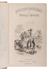 DICKENS, Charles ("Boz") (1812-1870). The Life and Adventures of Martin Chuzzlewit . London: Chapman and Hall, 1844.