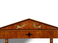 An Austrian Gilt Bronze Mounted Part-Ebonized Cherry Overmantel Mirror