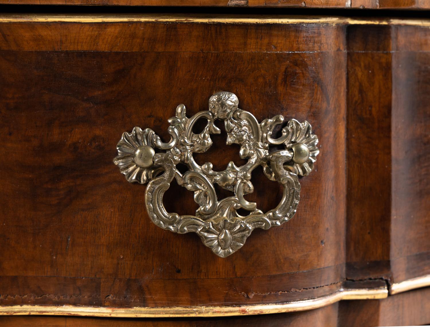 A North European Walnut Commode