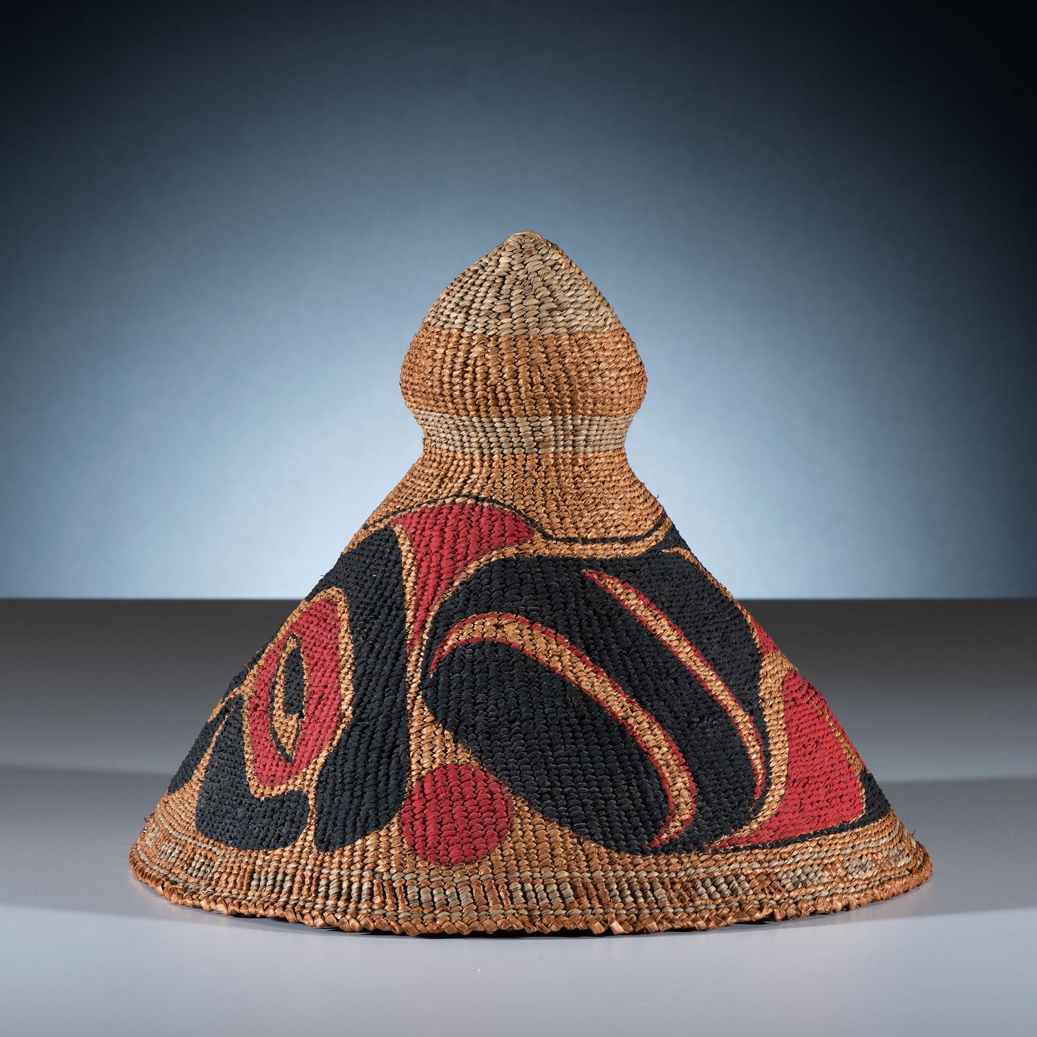 *Updated Description* Greg and Linda Colfax (Makah, 20th century) Painted Hat