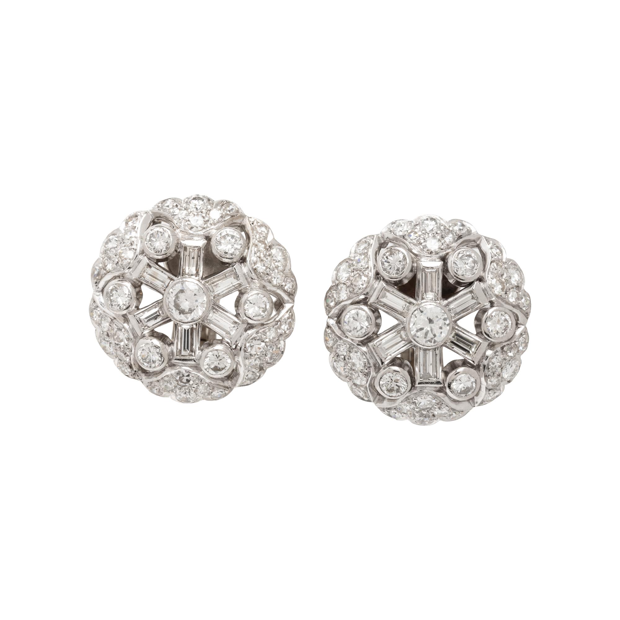 DIAMOND CLIP EARRINGS