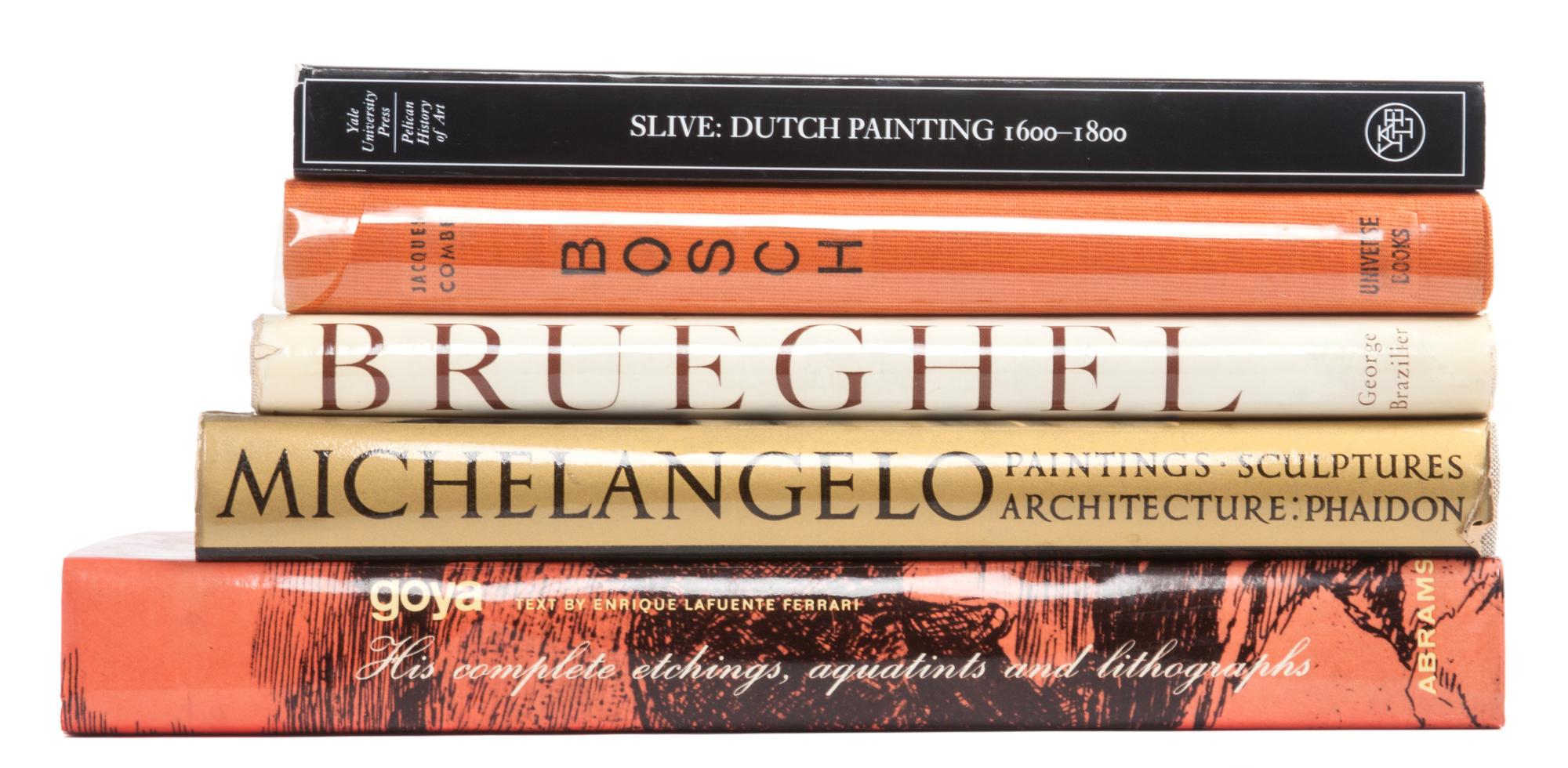 A Collection of Five Art Reference Books