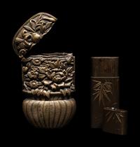 Five Japanese Mixed-Metal Scholar's Objects