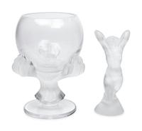 A Lalique Bagheera Vase and Danseuse Nue Figure