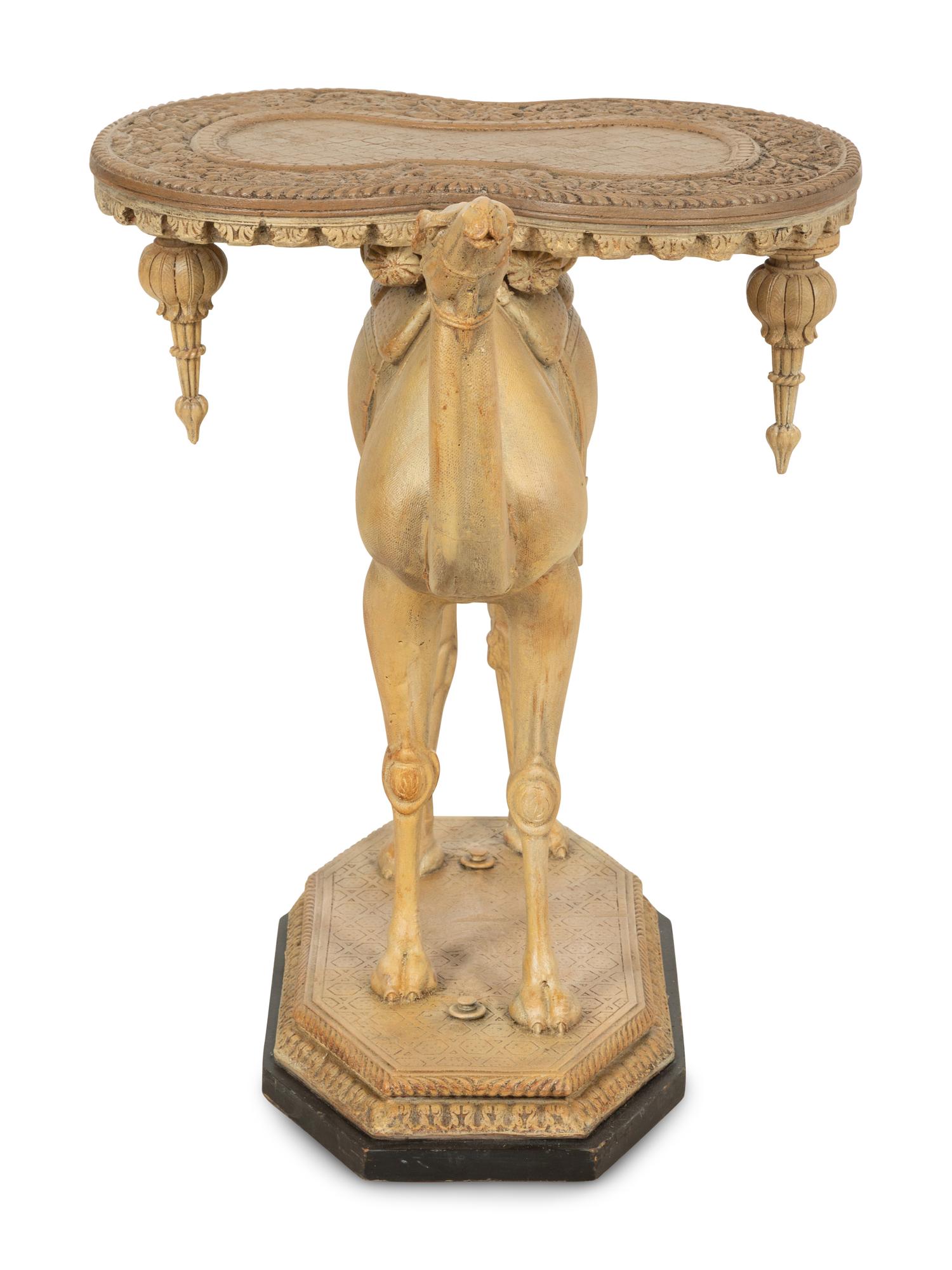 Two Syrian Camel Side Tables