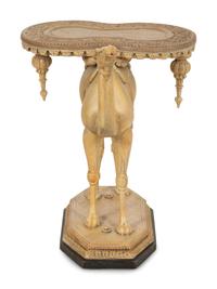 Two Syrian Camel Side Tables
