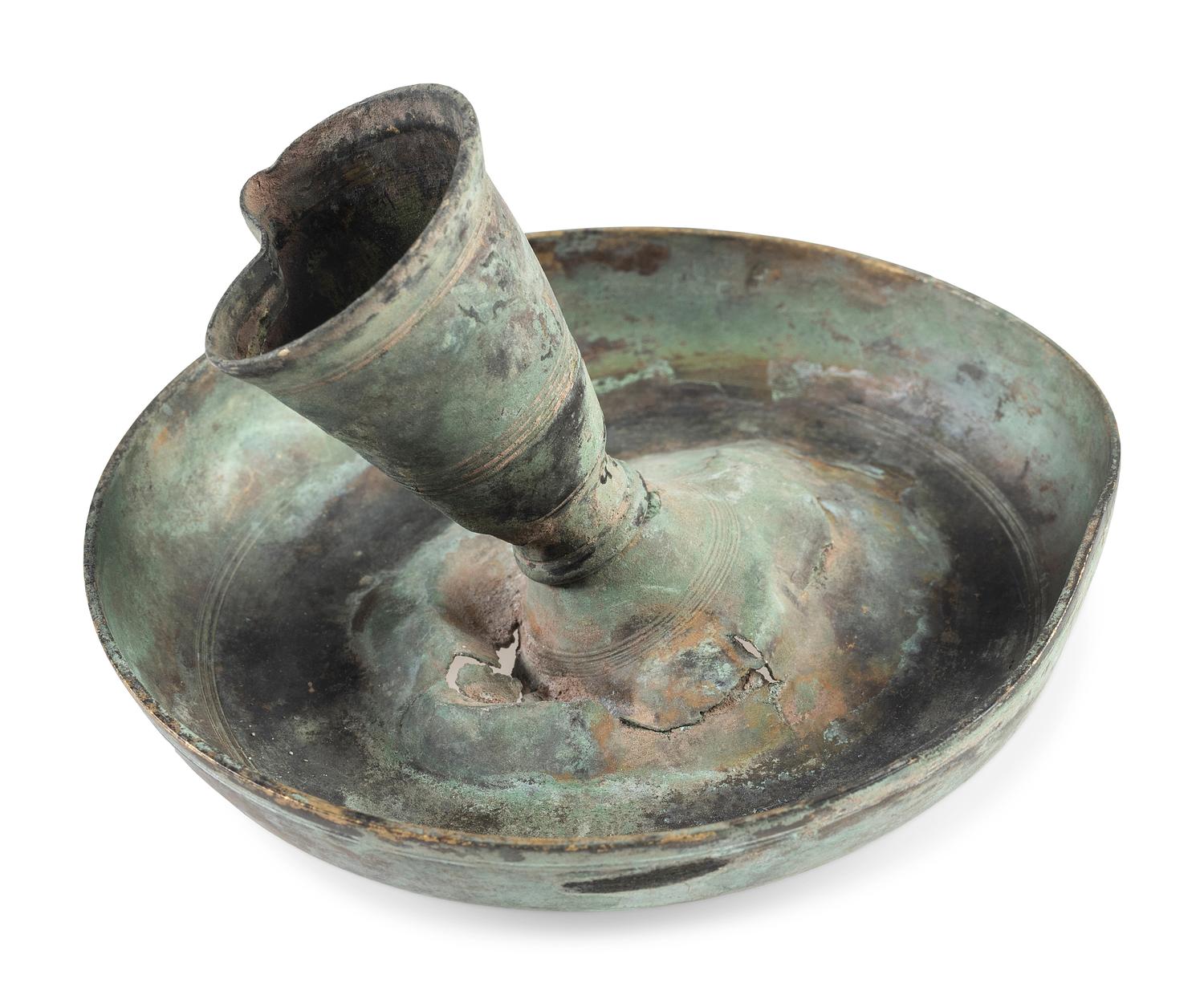 Civil War-period collapsible candlestick and war-date letter referencing same type of candlestick.