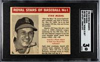 A 1950 Royal Desserts Stan Musial Baseball Card No. 1 (SGC 3 VG)