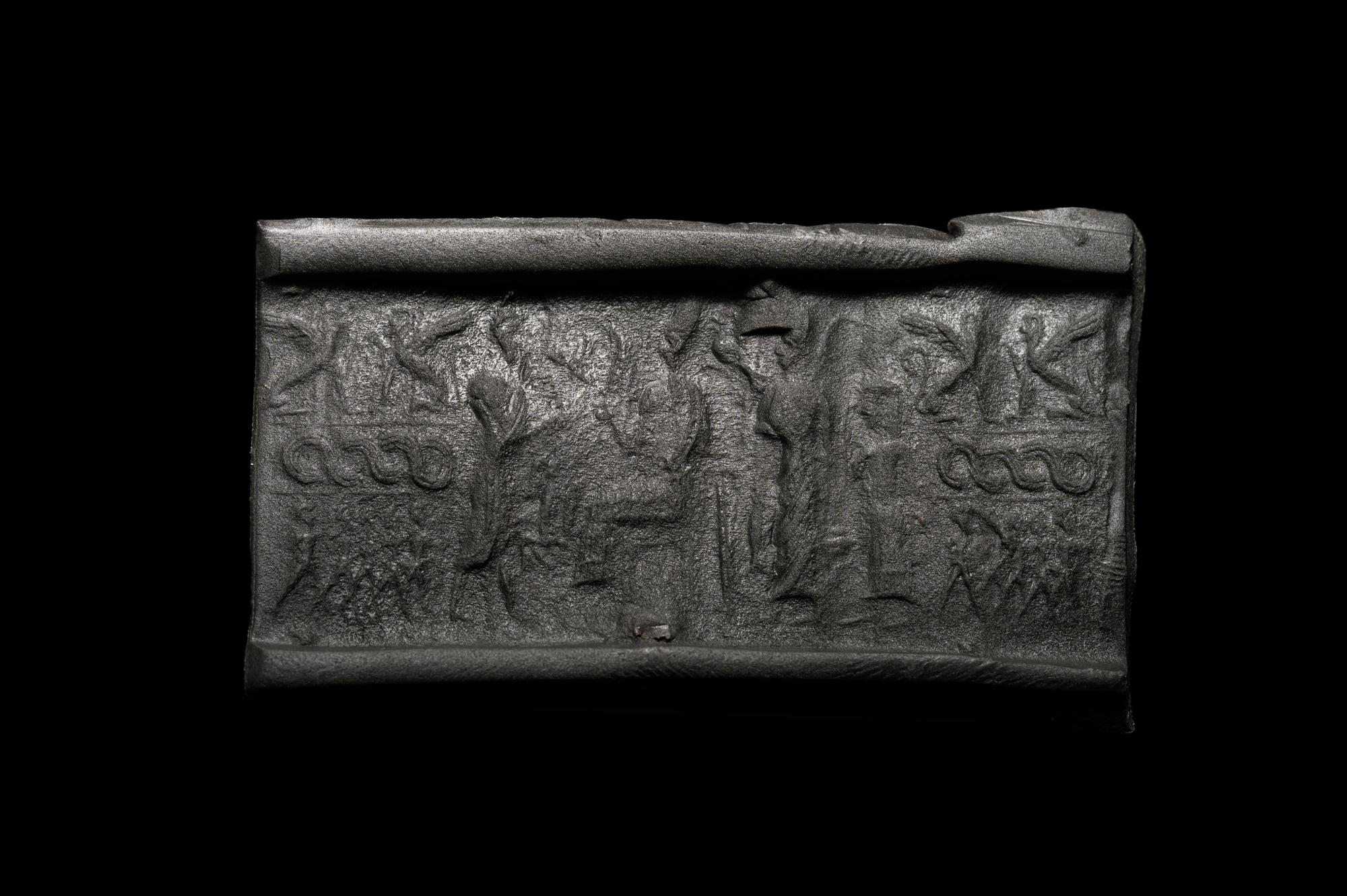 A Northern Mesopotamian Hematite Cylinder Seal