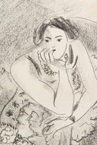 Danseuse au Fauteuil, En Bois ( from Dix Danseuses)