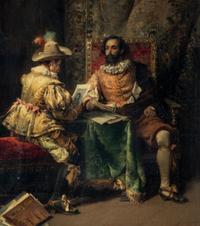 Two Cavaliers Conversing