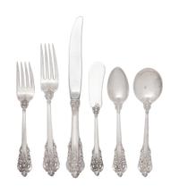 A Wallace Grand Baroque Silver Flatware Service