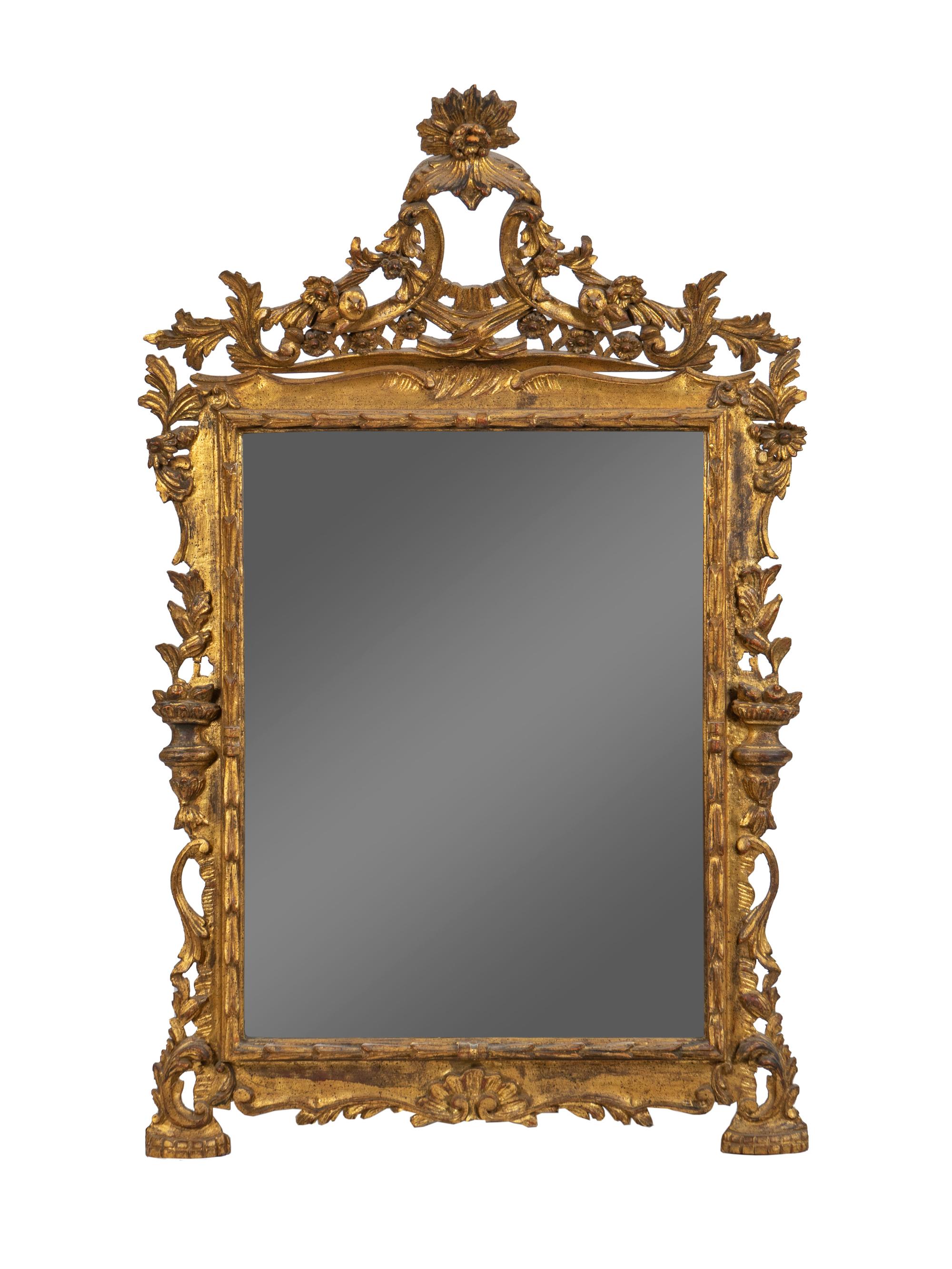 A Rococo Style Giltwood Mirror — 19TH/20TH CENTURY