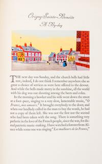 (OVERBROOK PRESS) An Inand Voyage. Stanford, CT, 1938. Limited edition.