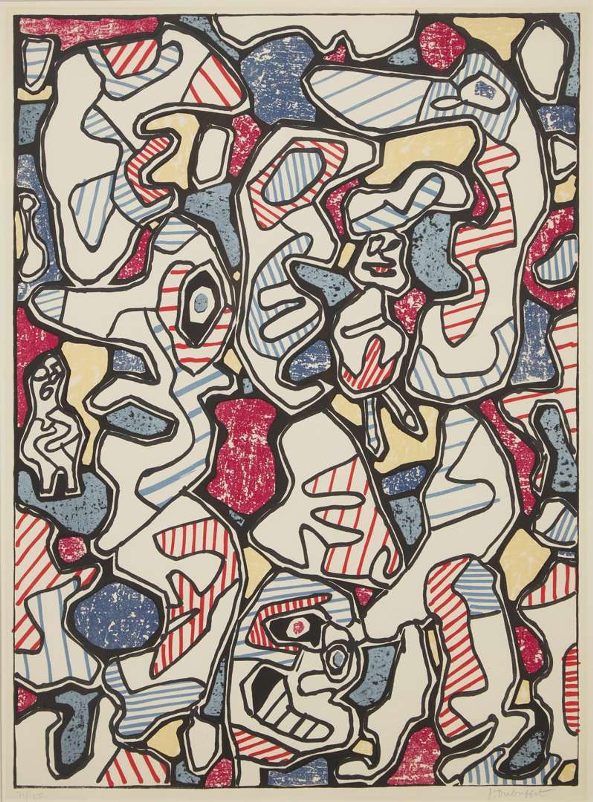Jean Dubuffet (French, 1901-1985), Samedi Tantôt