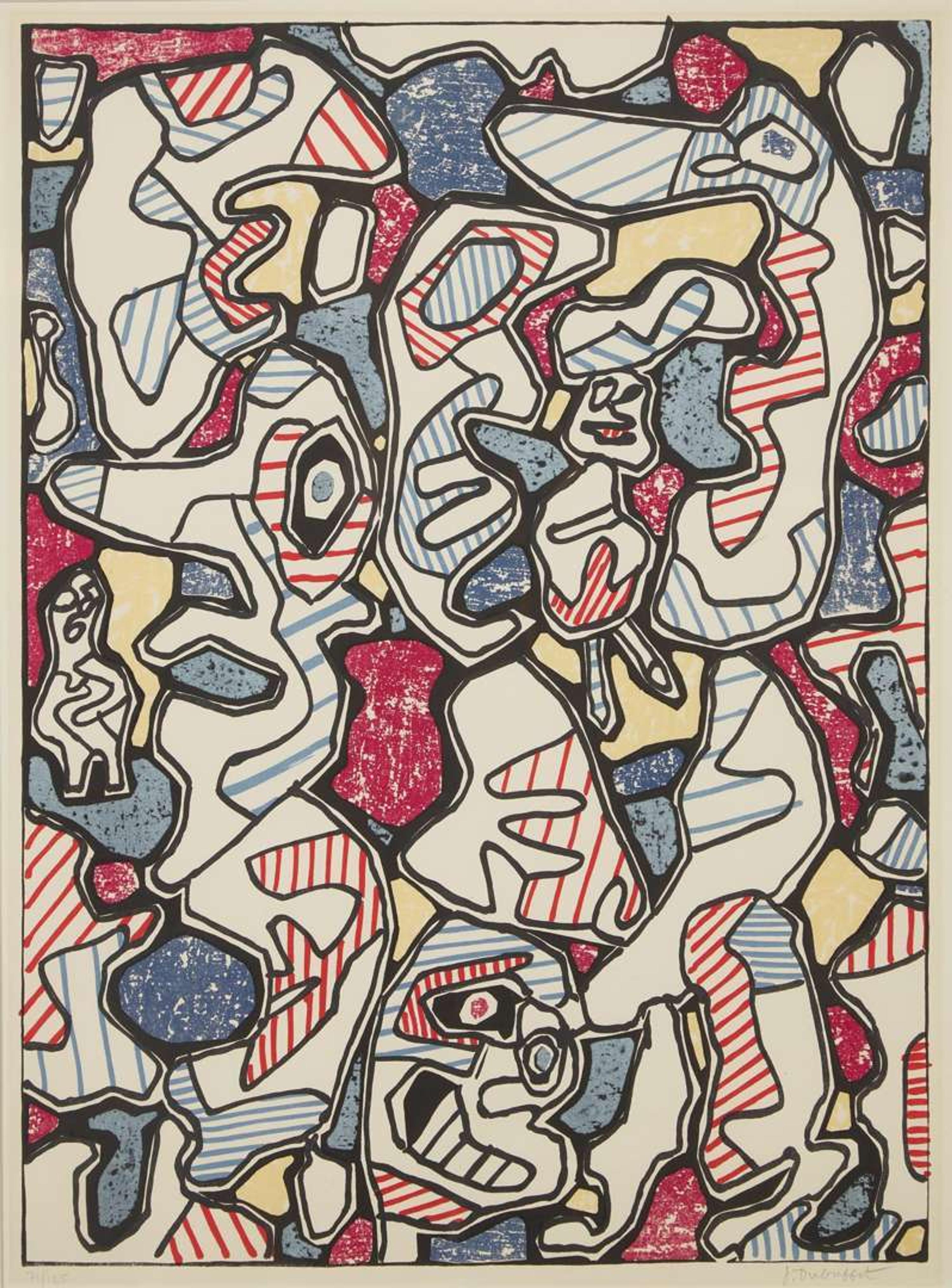 Jean Dubuffet (French, 1901-1985), Samedi Tantôt