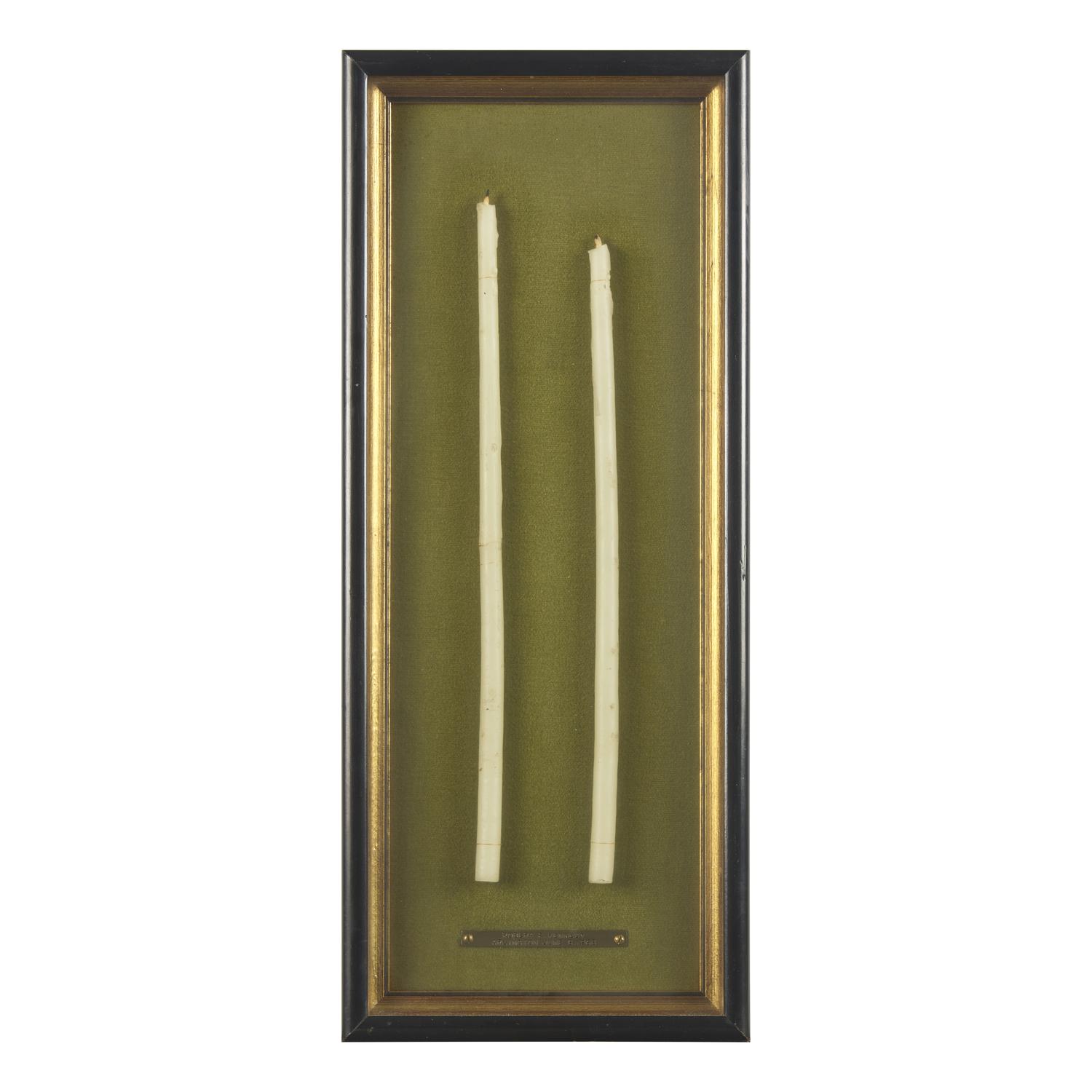 [Americana] (Kennedy, Robert F.) Funeral Mourning Candles