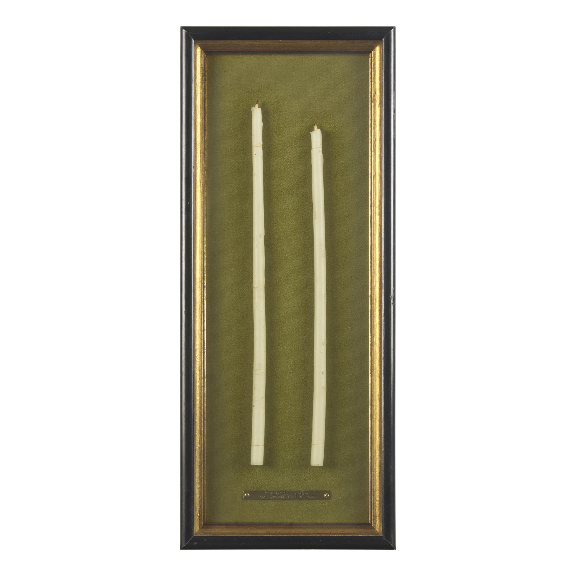 [Americana] (Kennedy, Robert F.) Funeral Mourning Candles