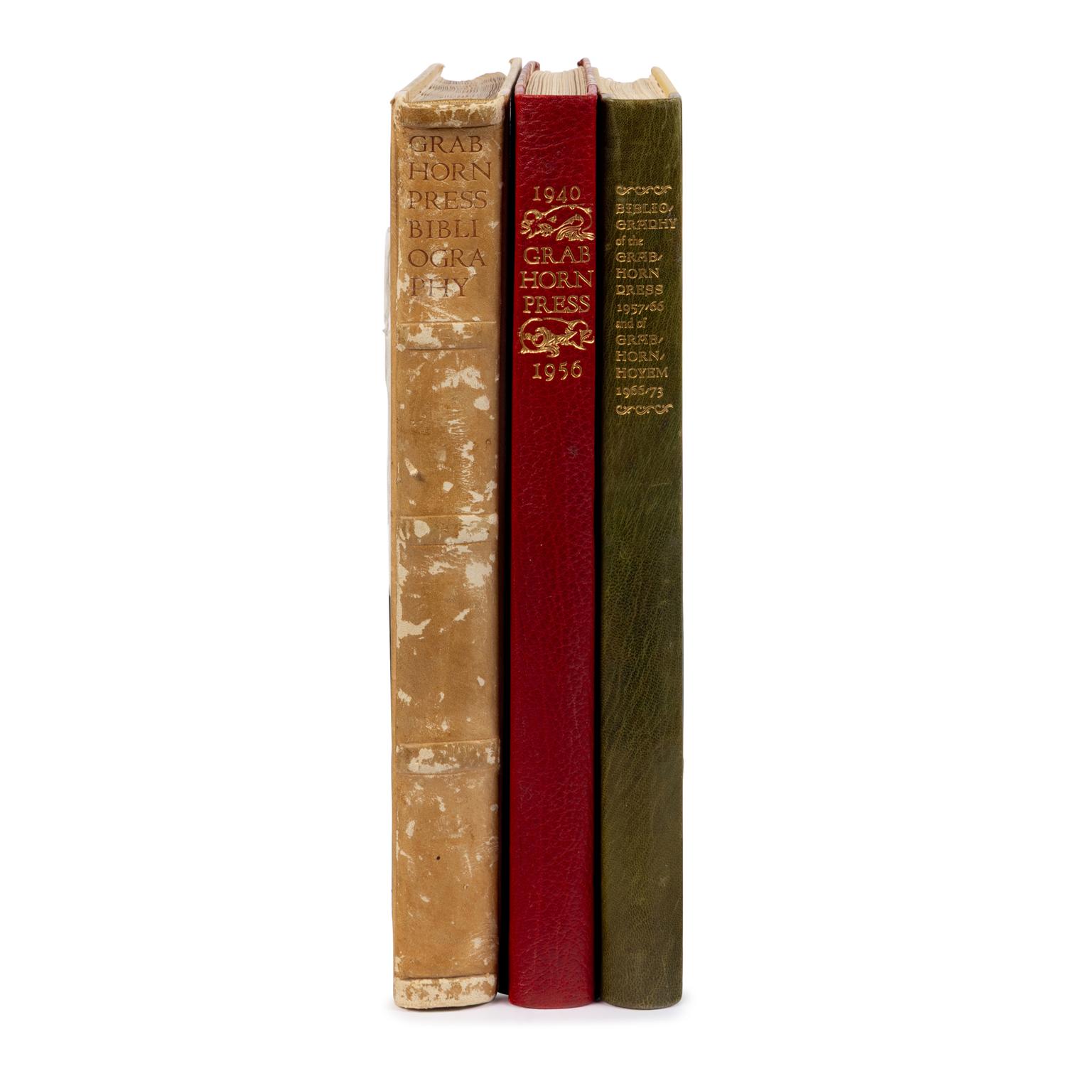 [Grabhorn Press]. Heller, Elinor Raas and David Magee. Bibliography of the Grabhorn Press . 1915-1940 . San Francisco: Grabhorn Press, 1940.