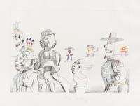 Saul Steinberg, (American, 1914-1999), Bleeker Street, 1973