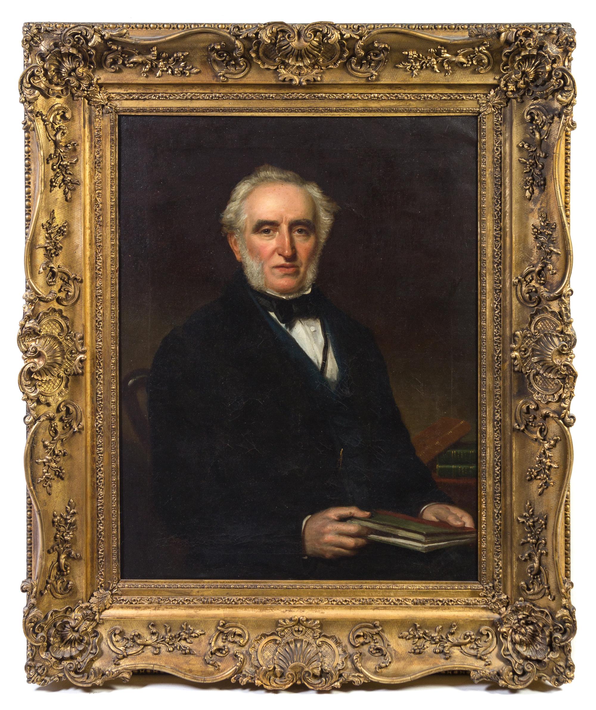 English School, (19th Century), Portrait of a Gentleman