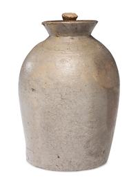 A Rare Rich Family Stoneware Preserve Jar