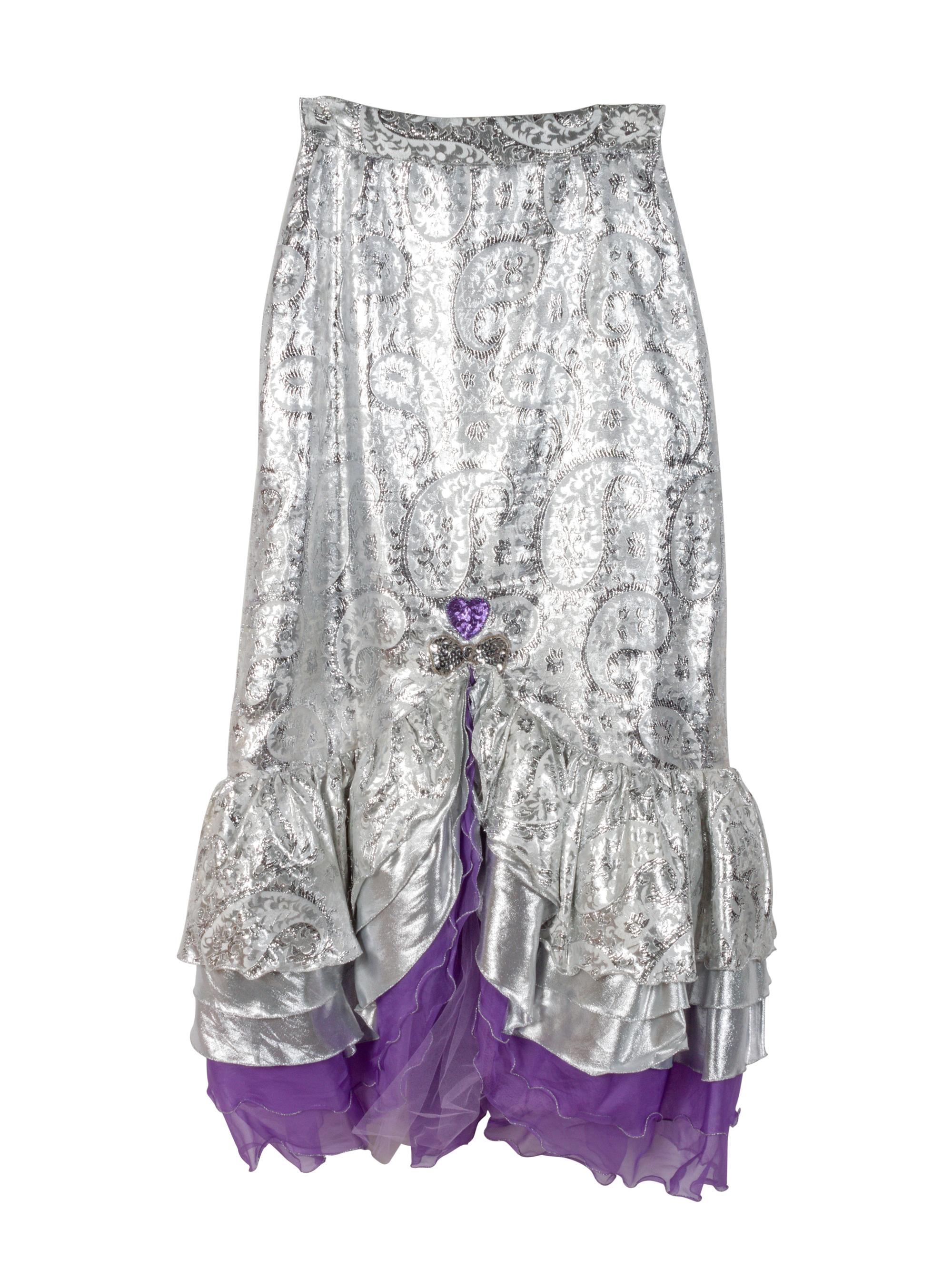 Off-white Women's Nudie-style Suit with Rhinestone and Sequin Floral Embellishments