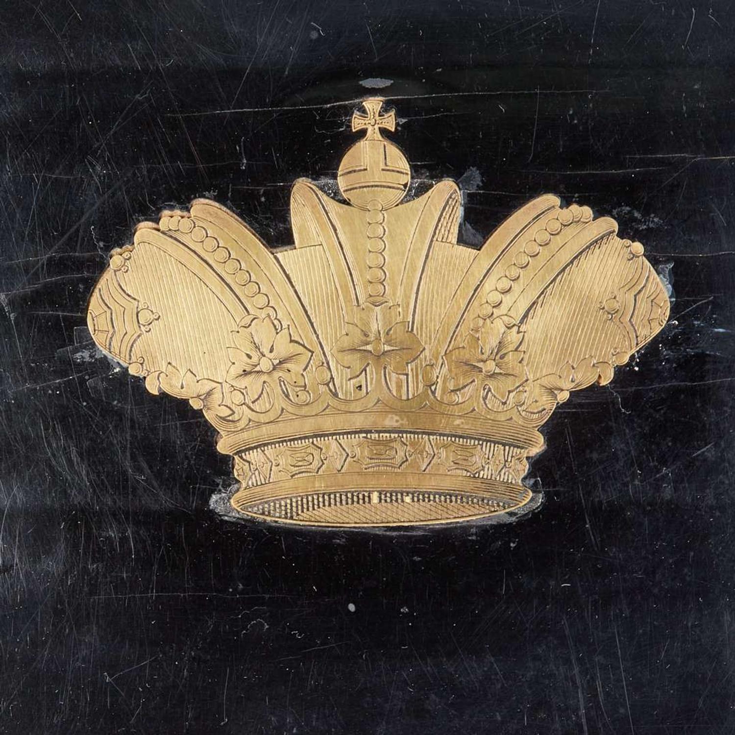 A Napoleon III Brass Inlaid Ebonized Wood Artist’s Box* Alphonse Giroux et Cie, Paris, late 19th century