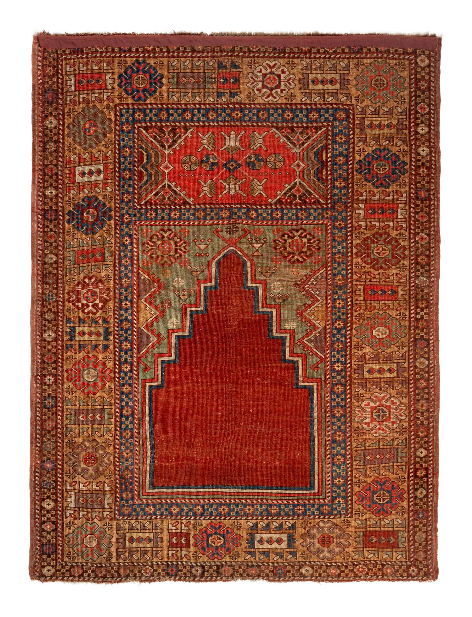 A Central Anatolian Wool Prayer Rug