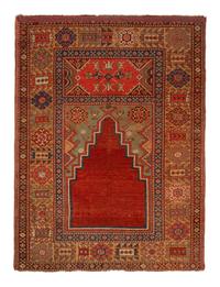 A Central Anatolian Wool Prayer Rug