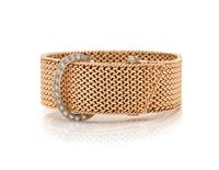 BICOLOR GOLD AND DIAMOND BRACELET