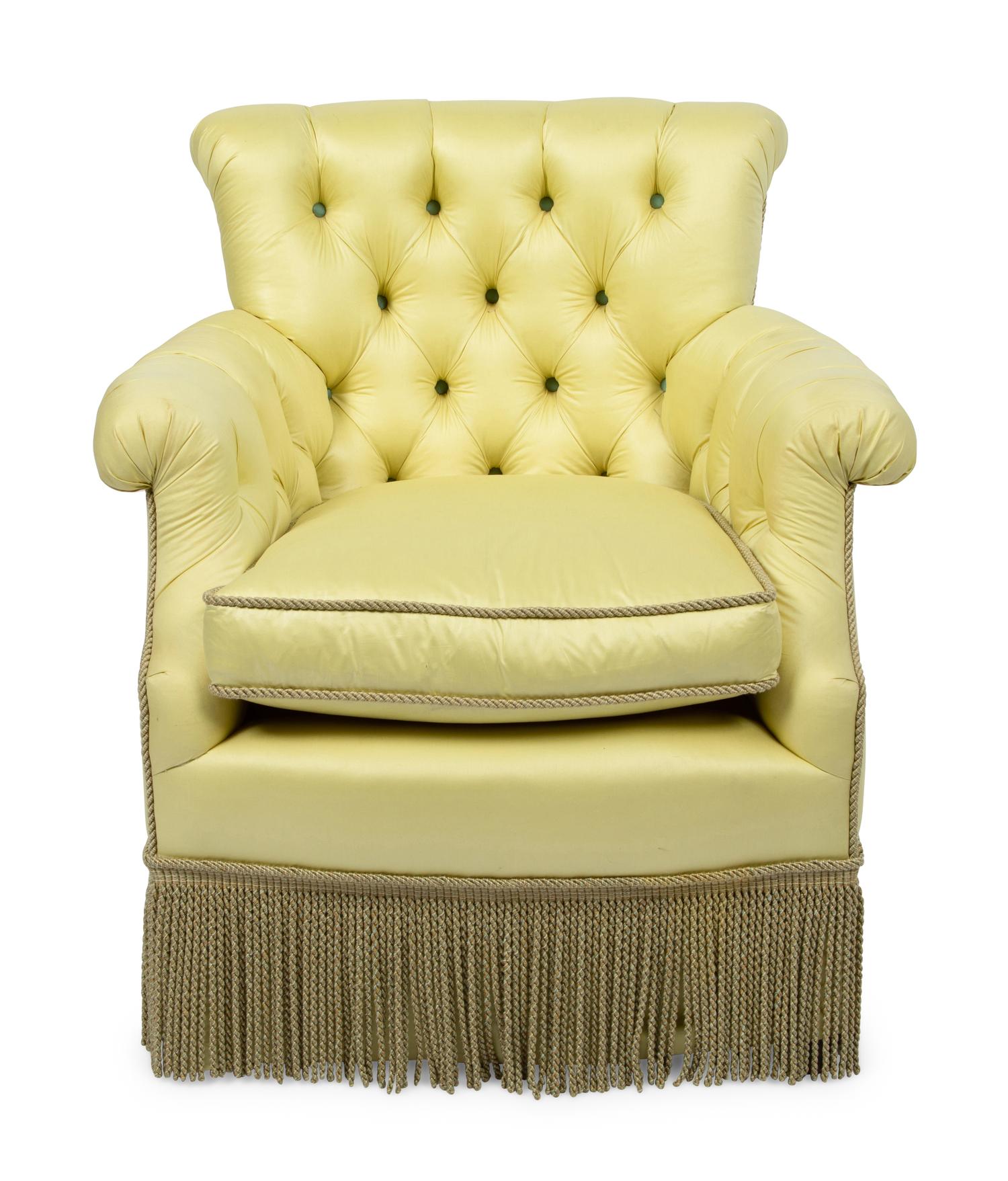 A Contemporary Upholstered Armchair