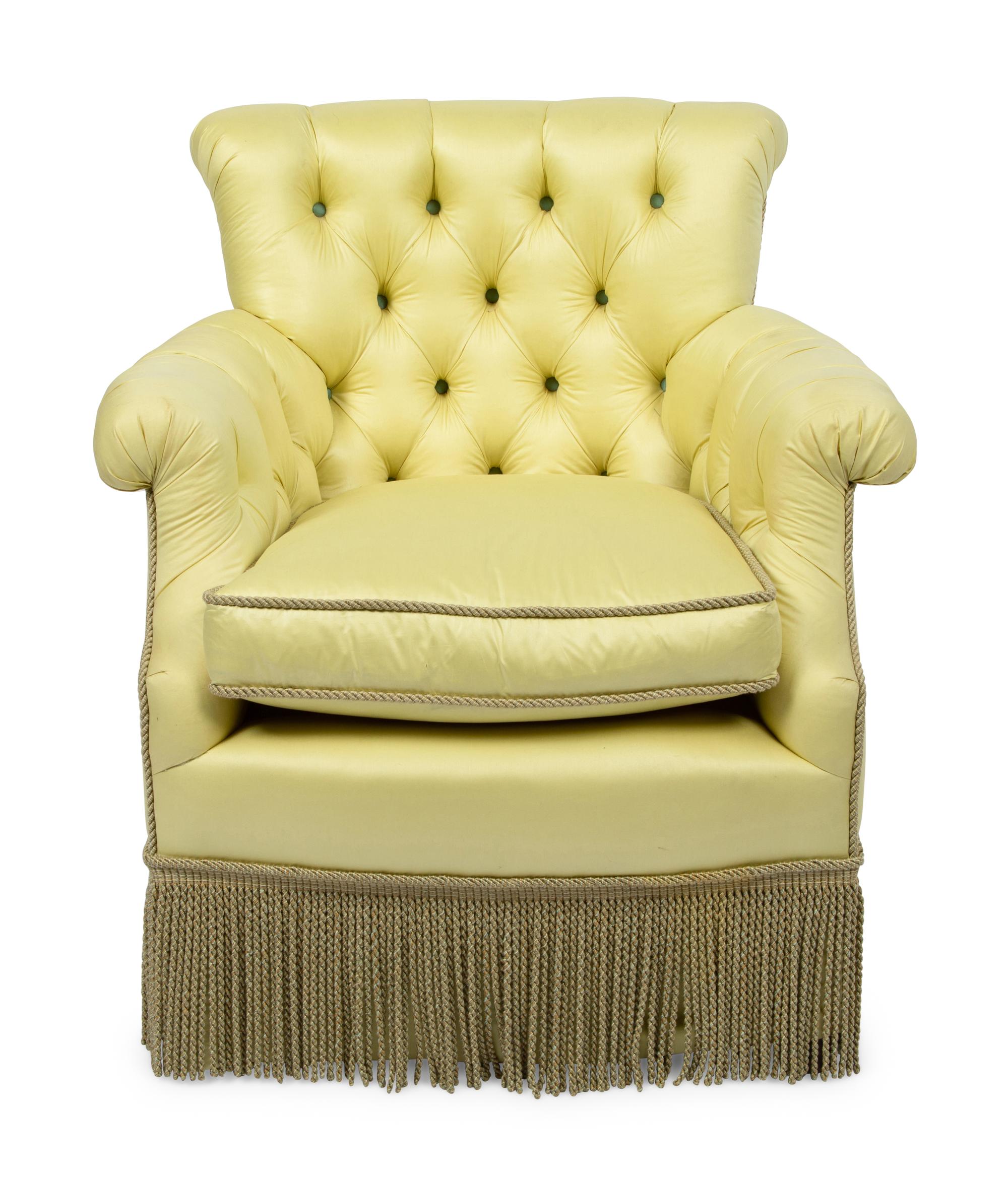 A Contemporary Upholstered Armchair