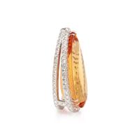 TOPAZ AND DIAMOND PENDANT