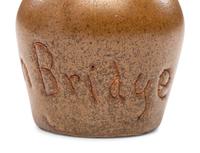 Six Fair and Amusement Park Souvenir Slip-Glazed Miniature Stoneware Vessels