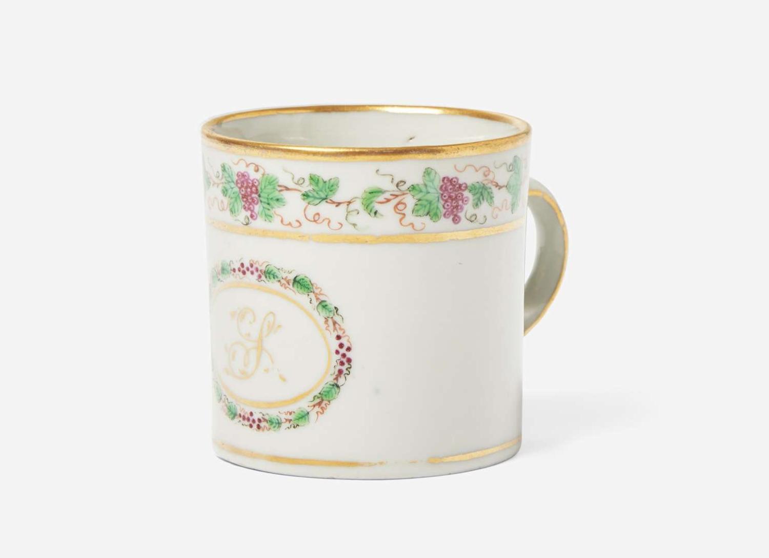 A Chinese Export porcelain partial tea and coffee service, late 18th / early 19th century