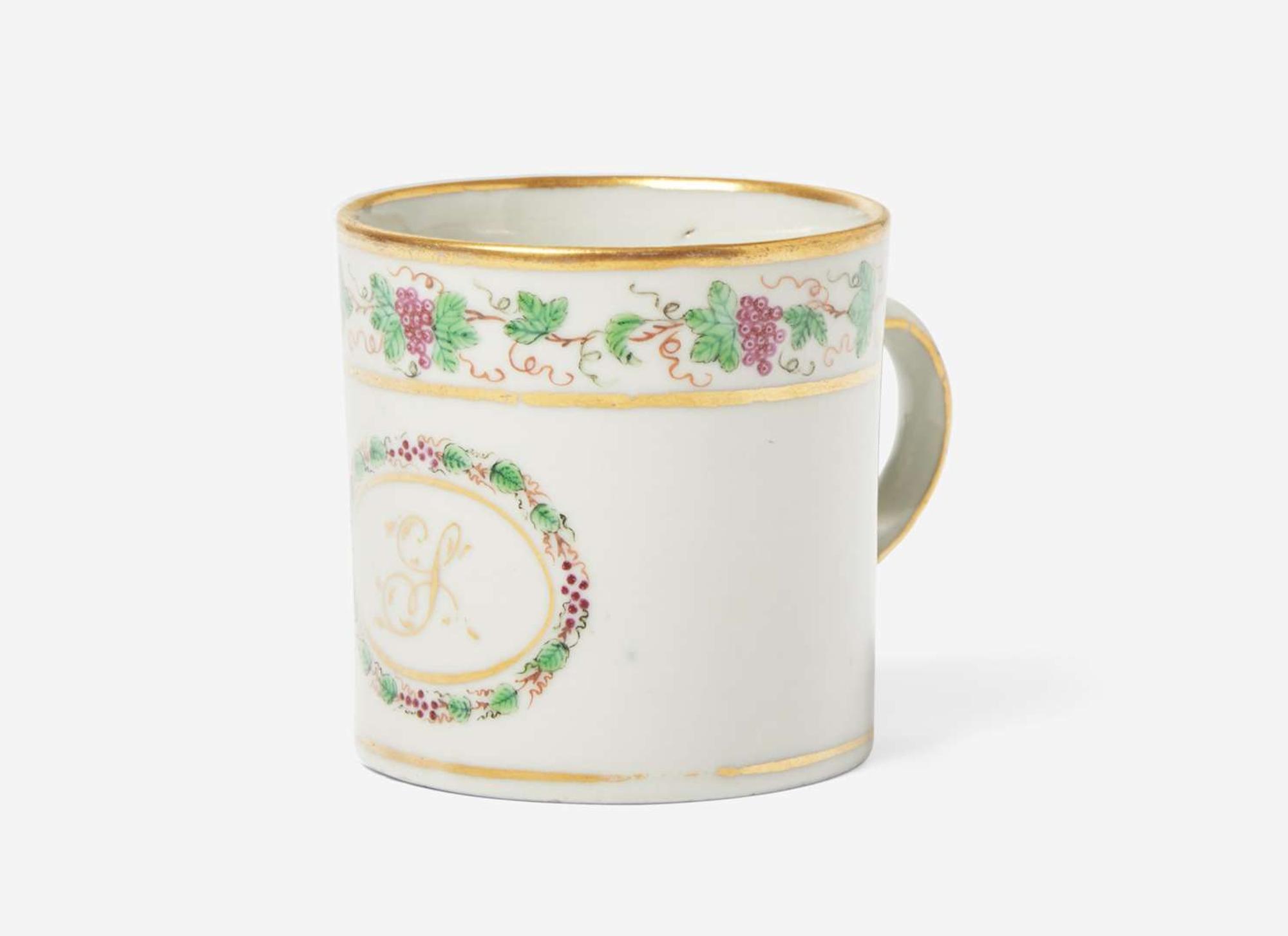 A Chinese Export porcelain partial tea and coffee service, late 18th / early 19th century