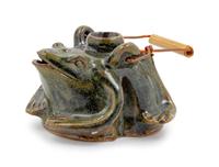 A Jugtown Pottery Frog