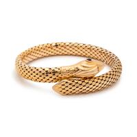 YELLOW GOLD SNAKE BRACELET
