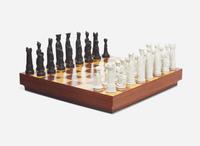 A Wedgwood Arnold Machin Designed Chess Set, UK, 1968