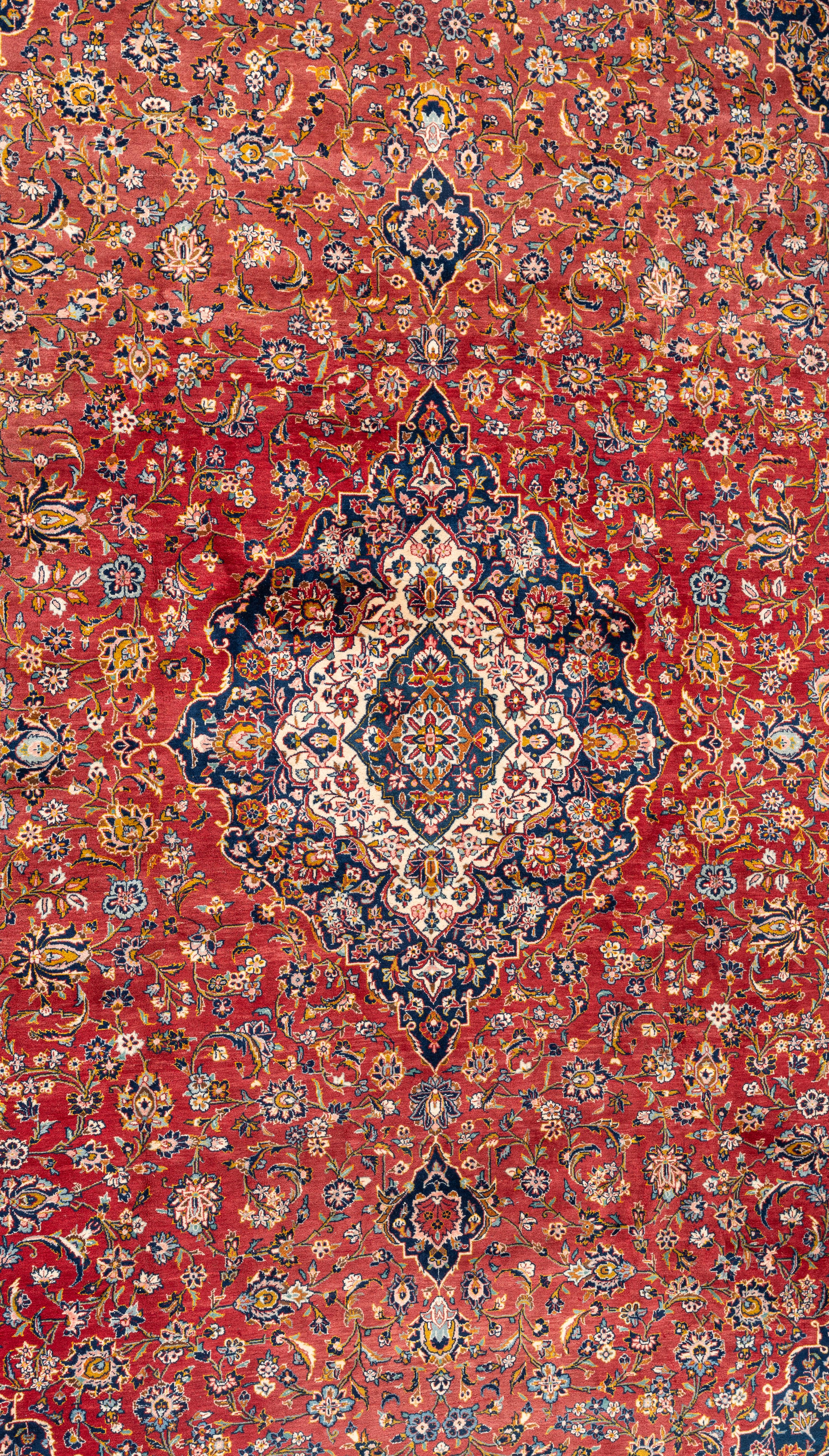 A Kashan Wool Rug