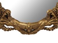 A Pair of Italian Neoclassical Style Giltwood Mirrors