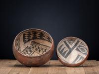 Roosevelt Redware Pottery Bowls