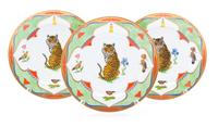 A Set of Ten Lynn Chase Dinner Plates Diameter 11 inches. — 20TH CENTURY