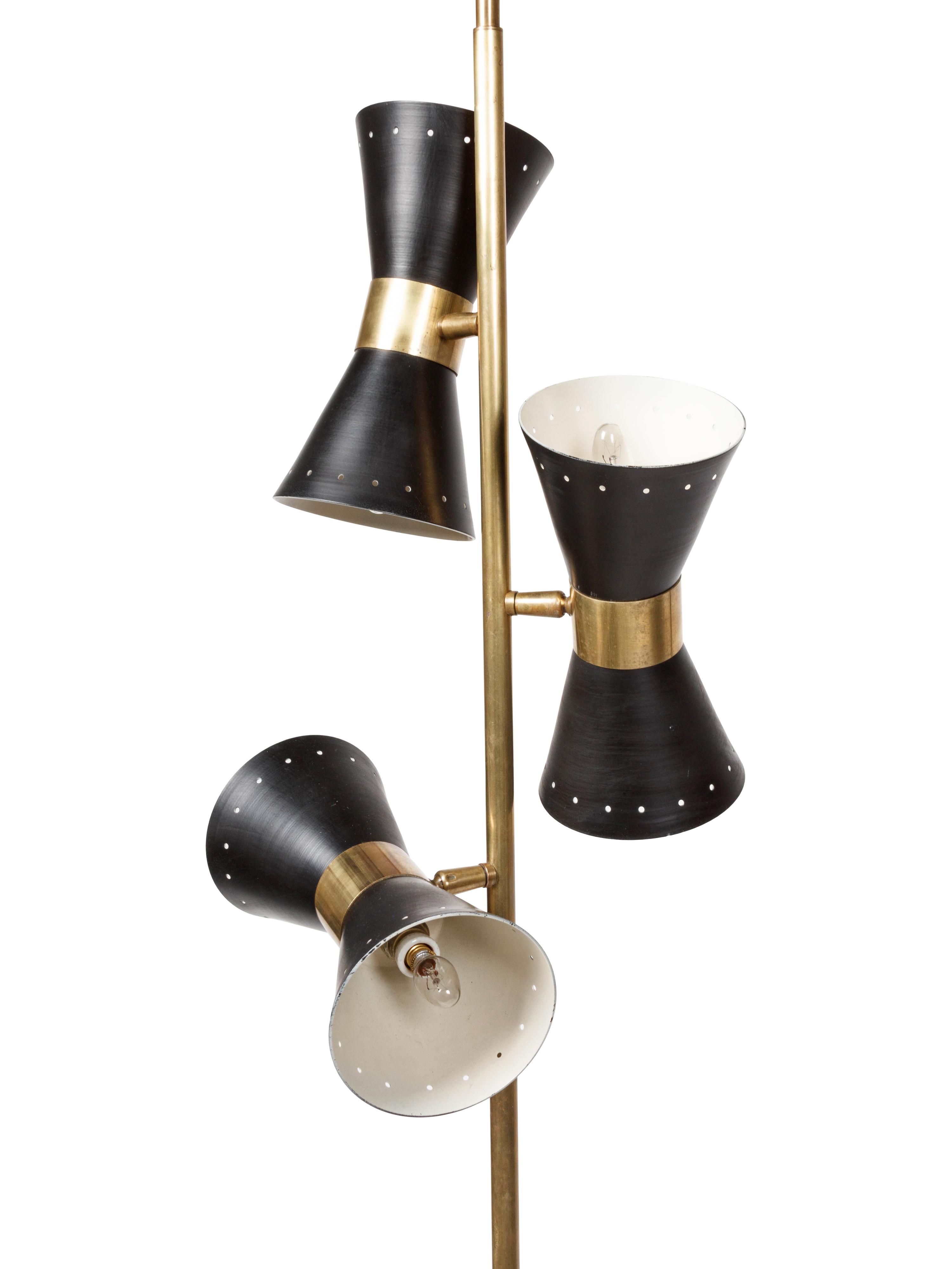 Three Light Floor Lamp