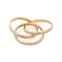 YELLOW GOLD AND DIAMOND RING