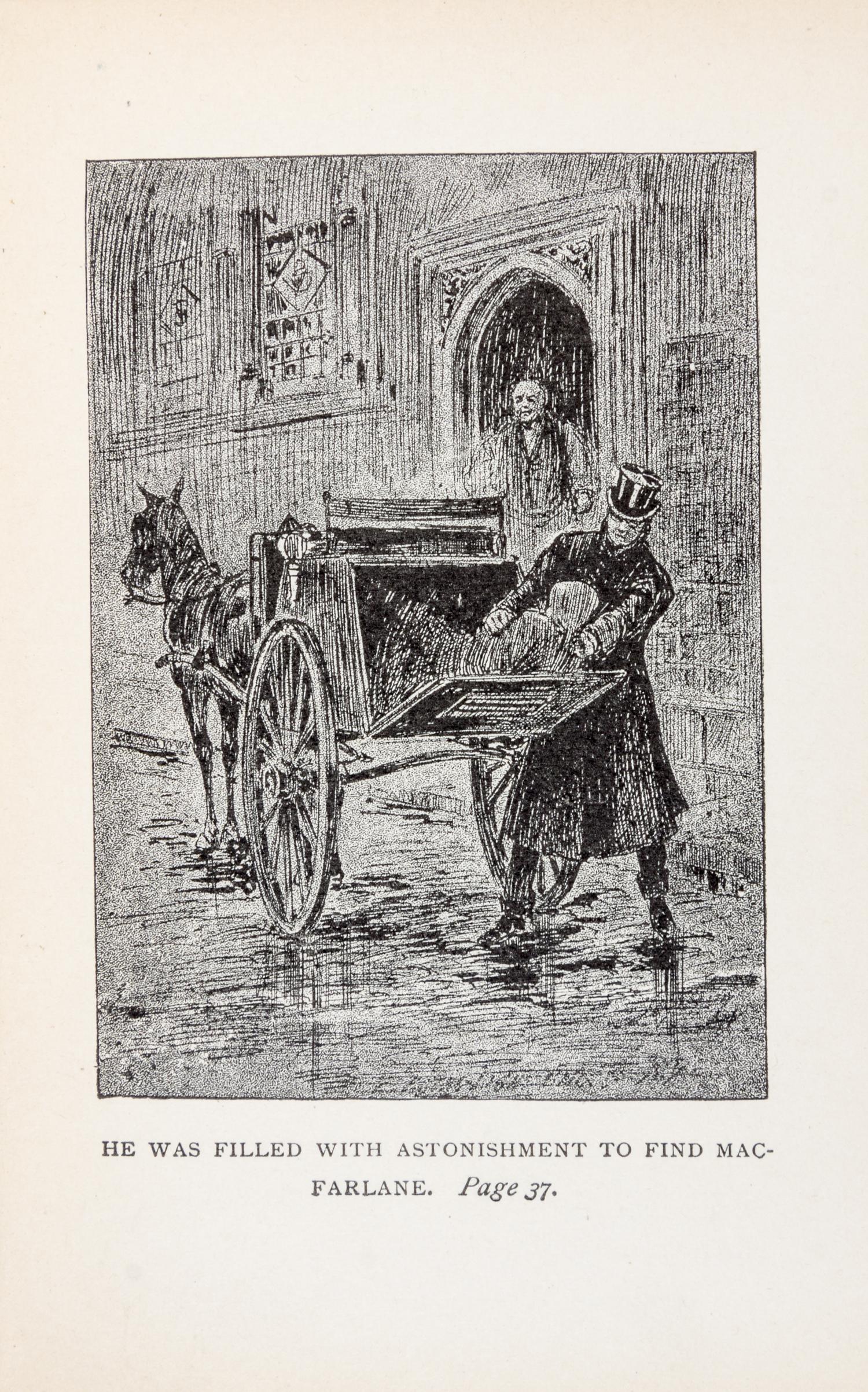 STEVENSON, Robert Louis (1850-1894). The Body Snatcher. New York: The Merriam Company, 1895. FIRST EDITION IN BOOK FORM.