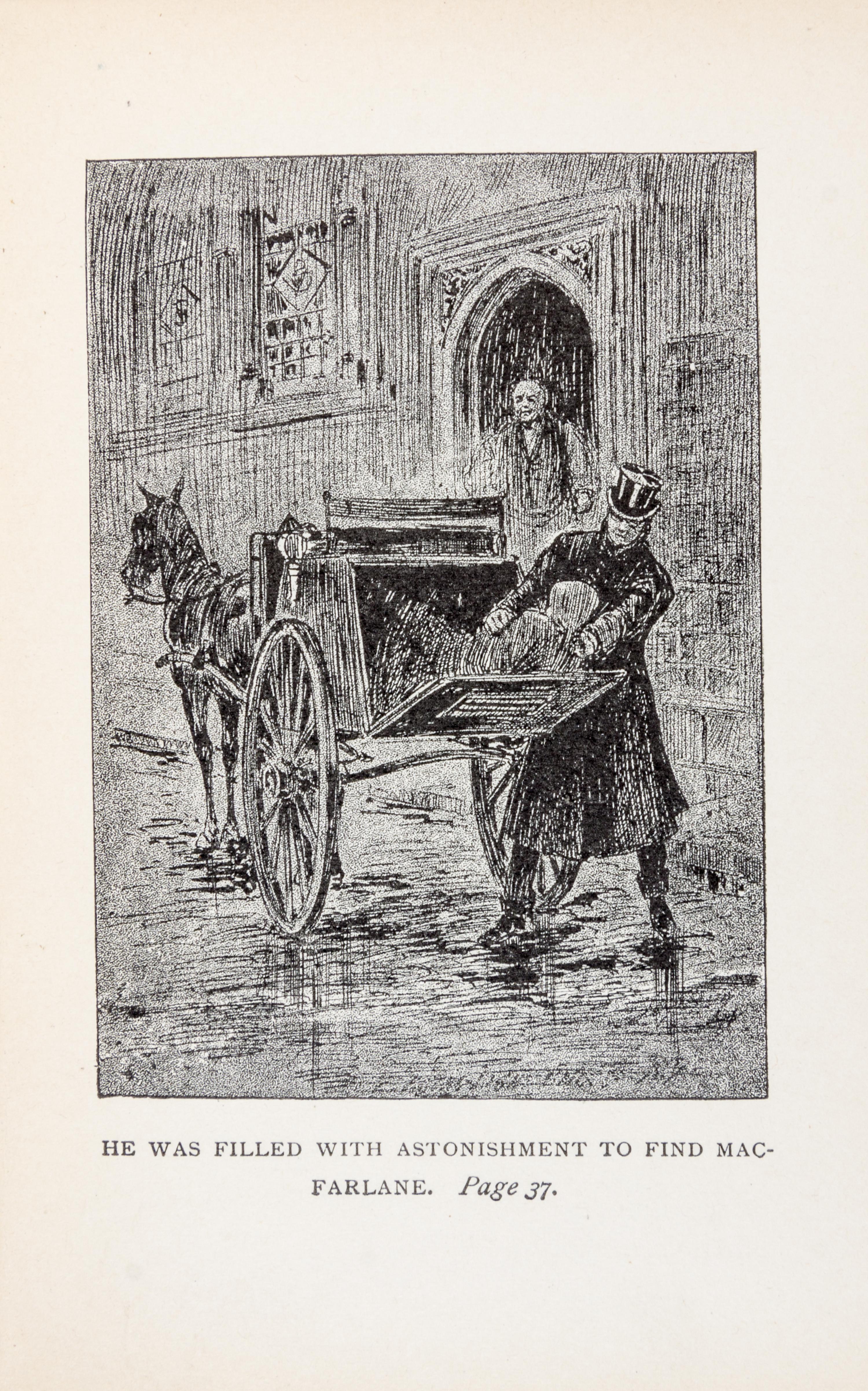 STEVENSON, Robert Louis (1850-1894). The Body Snatcher. New York: The Merriam Company, 1895. FIRST EDITION IN BOOK FORM.